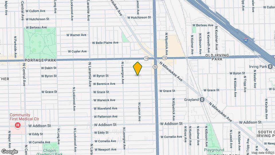 3842 N Lamon Ave Mapa y Detalles de la Ubicación