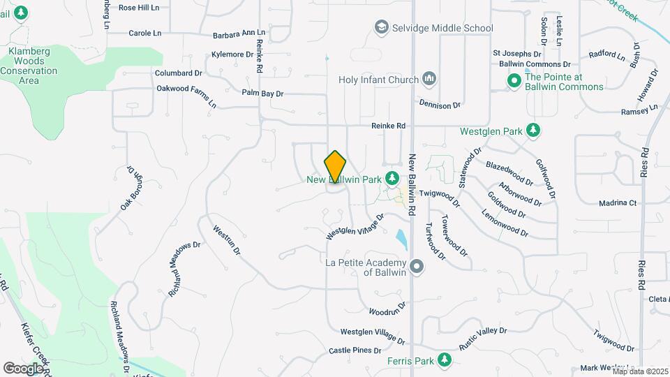 805 Forest Village Dr Map and Location Details