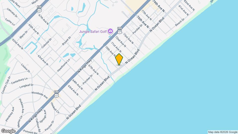 6900N N Ocean Blvd Map and Location Details