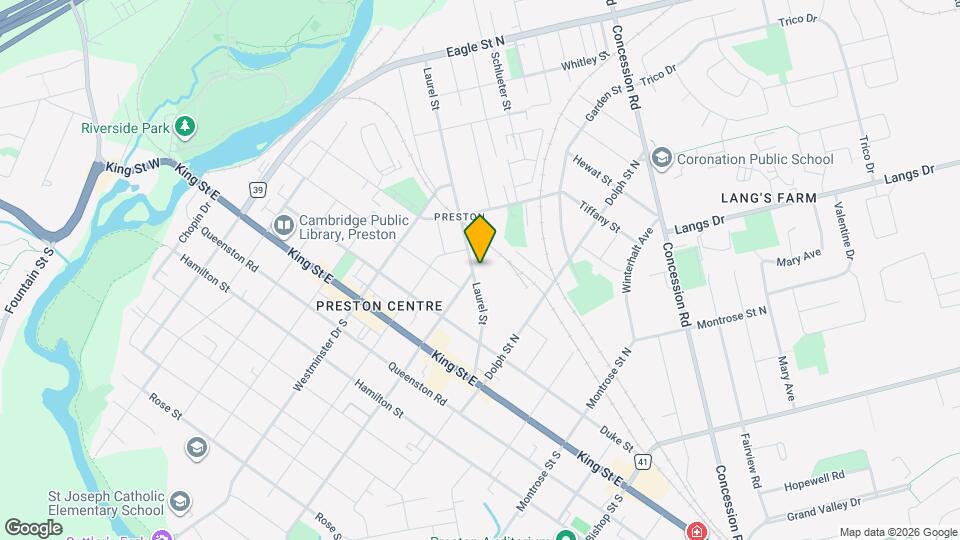 635 Laurel St Map and Location Details