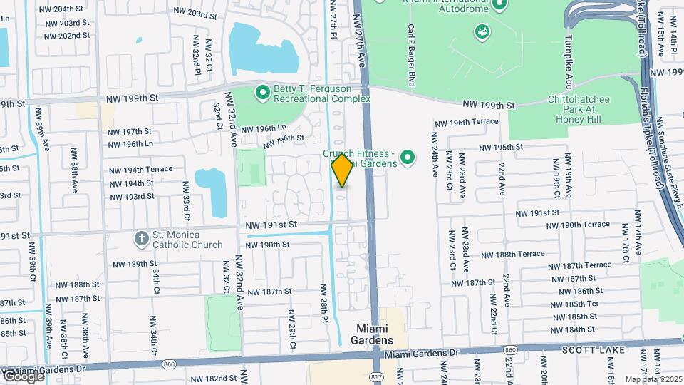 2767 NW 192nd Terrace Map and Location Details