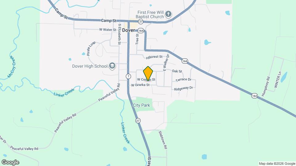 156 W Ozarka St Map and Location Details
