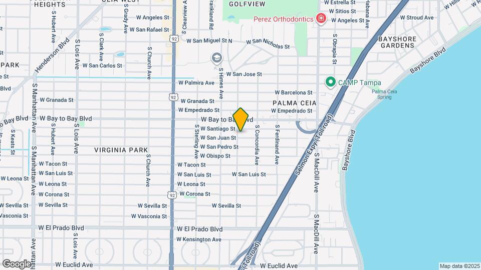 3417 W San Juan St, Unit 1 Map and Location Details