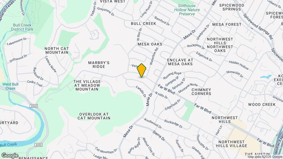 4202 N Hills Dr Map and Location Details