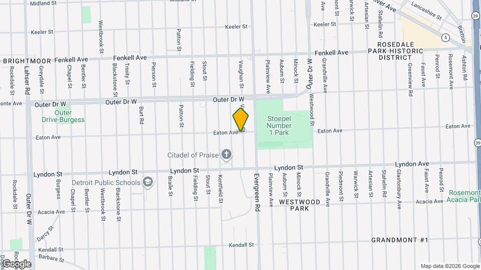 14651 Vaughan St Mapa y Detalles de la Ubicación