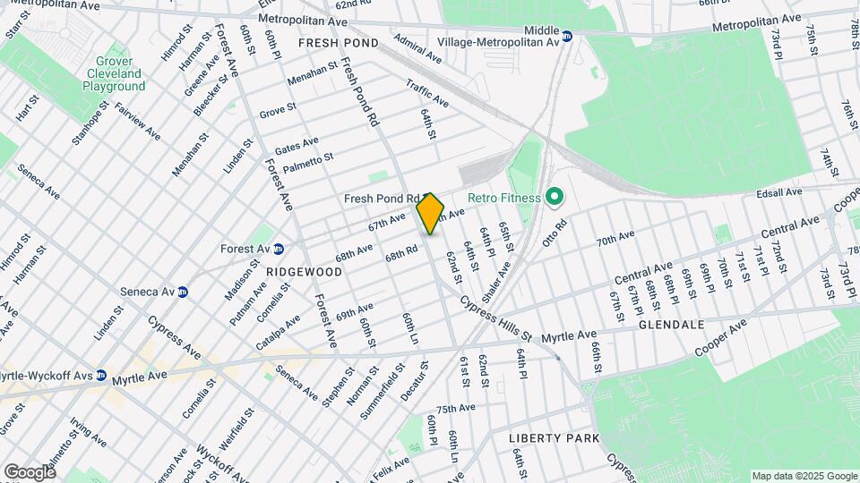68-27 Fresh Pond Rd Map and Location Details