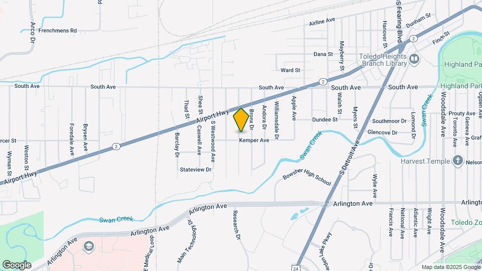 625 Colima Dr Map and Location Details