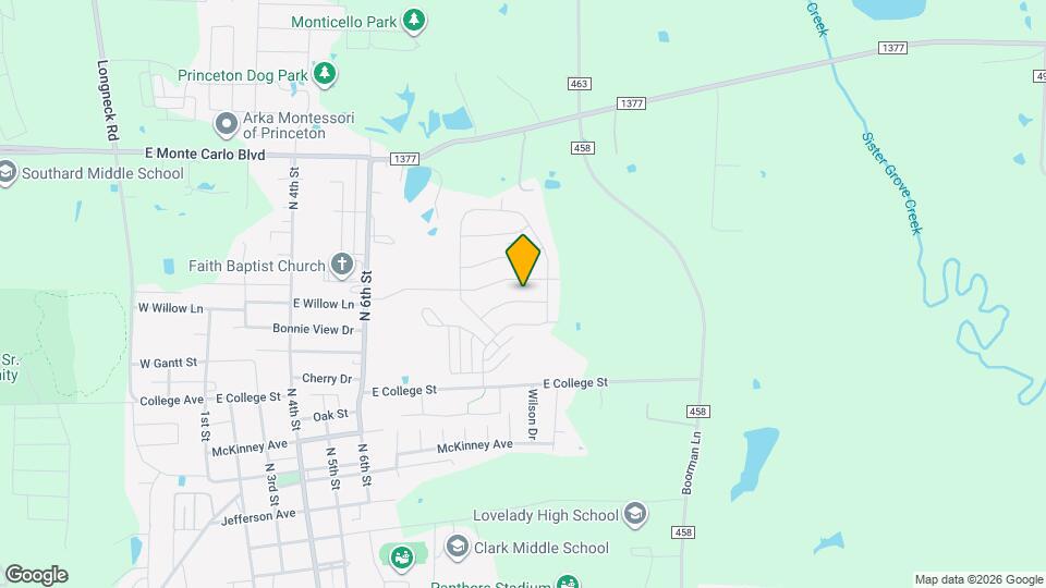 1210 Bullock Dr Map and Location Details