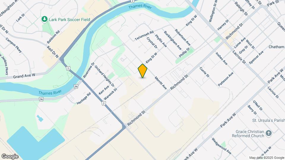 175 Churchill Pk Rd Map and Location Details