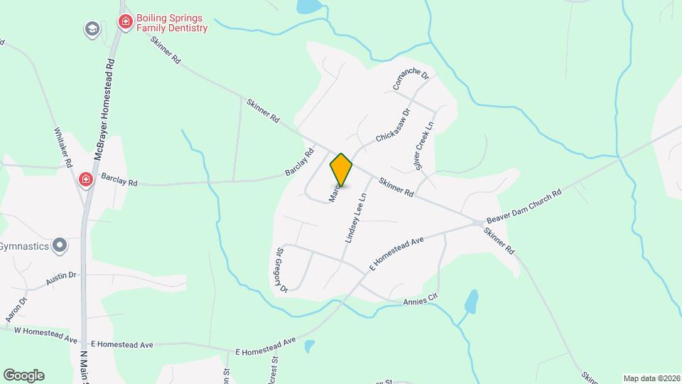 105 Marcus Dr Mapa y Detalles de la Ubicación