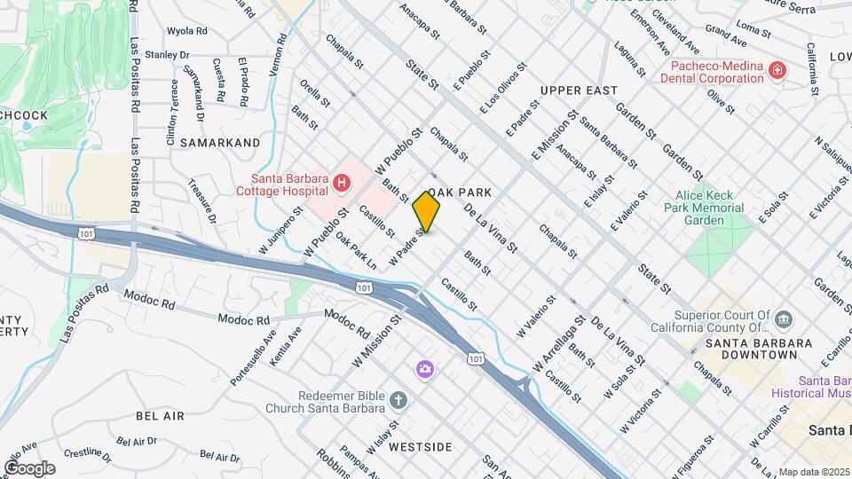 311 W Padre St Mapa y Detalles de la Ubicación