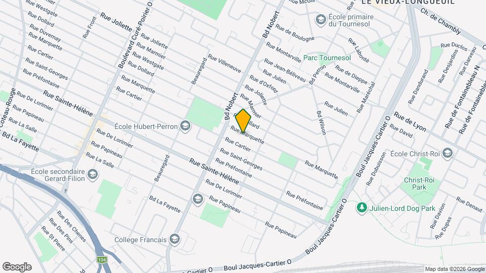 2410 Marquette Rue Map and Location Details