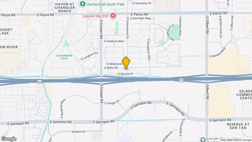 2232 E Spruce Dr Map and Location Details