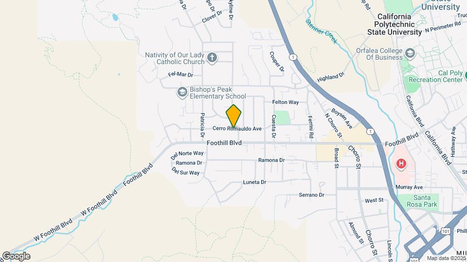 295 Cerro Romauldo Ave Map and Location Details