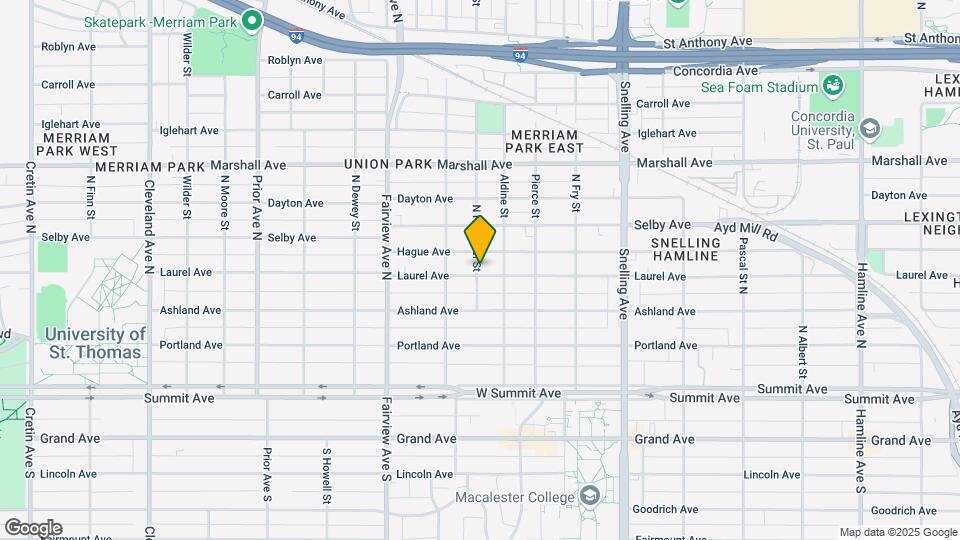 1725 Laurel Ave Map and Location Details
