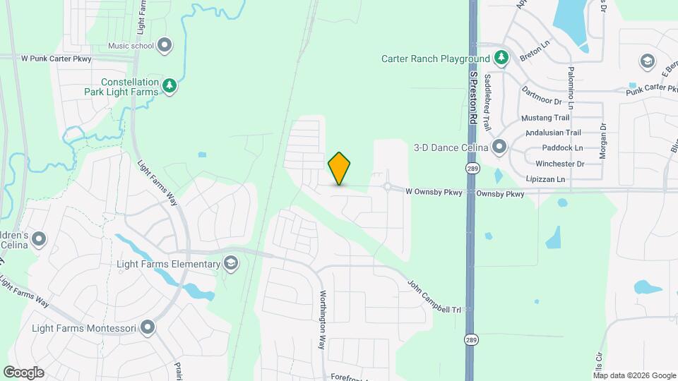 609 Cattle Chute Ct Mapa y Detalles de la Ubicación