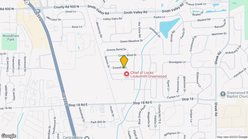 1432 Dowell St Map and Location Details