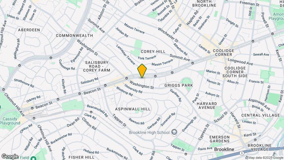 1583 Beacon St, Unit 1589-6 Map and Location Details