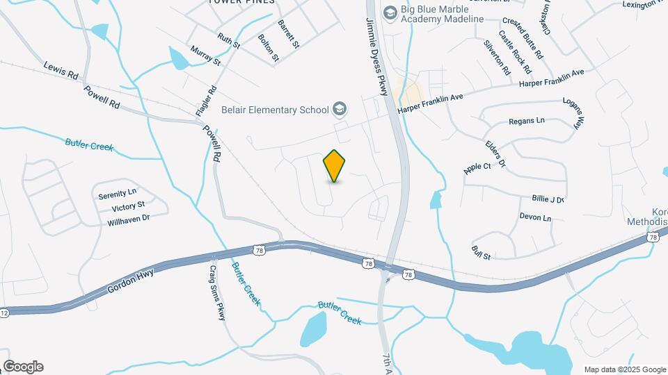 2289 Belair Spg Rd Map and Location Details