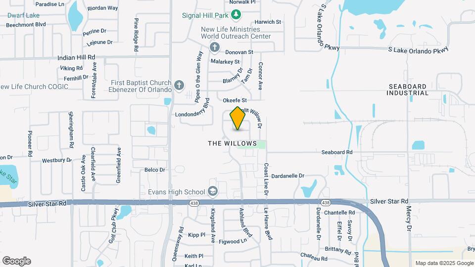 4748 White Willow Ln Map and Location Details