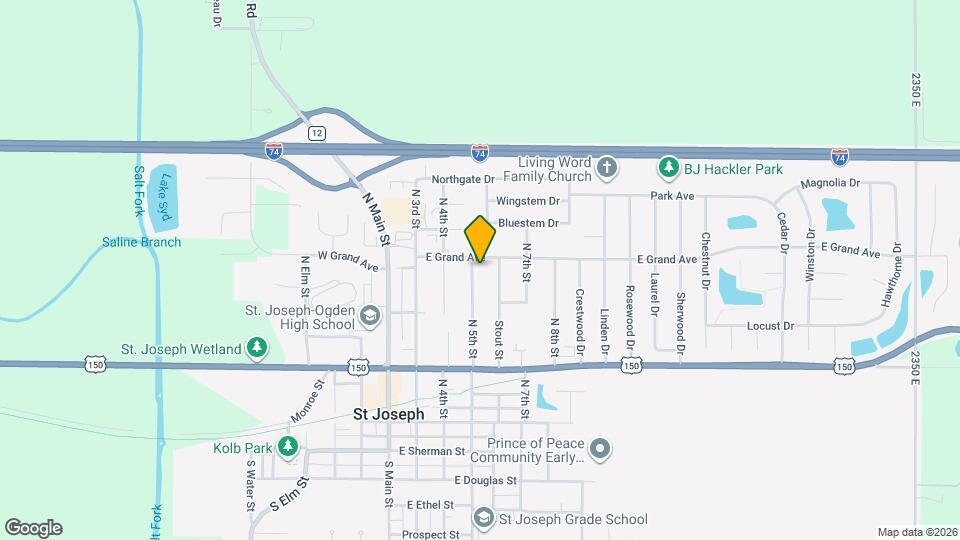 512 N 5th St Map and Location Details