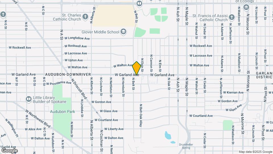 2115 W Garland Ave Map and Location Details