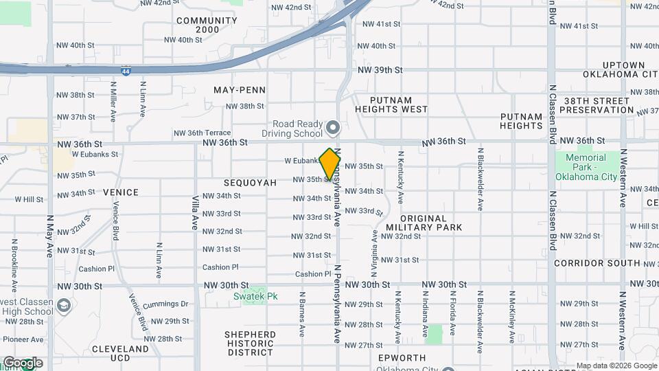 2108 NW 35th St Map and Location Details