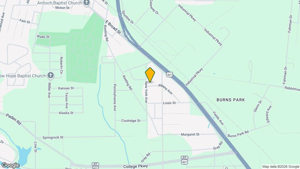 317 Albany Ave Map and Location Details