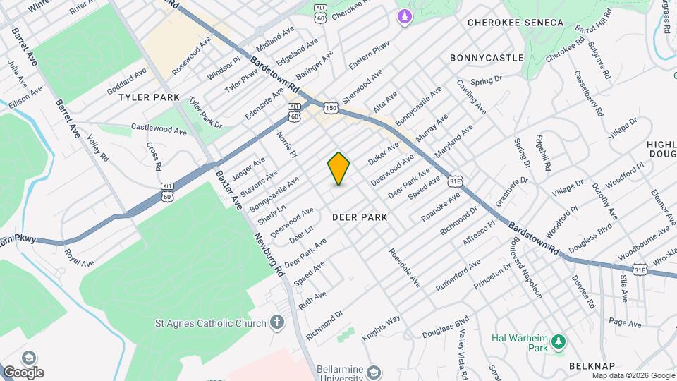 1819 Deerwood Ave Map and Location Details