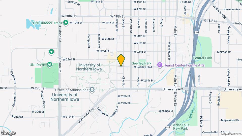 808 W Seerley Blvd Map and Location Details