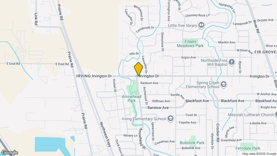 3585 Arrowhead St Map and Location Details