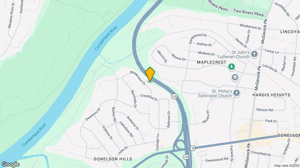 2158 Brookview Dr, Unit A Map and Location Details