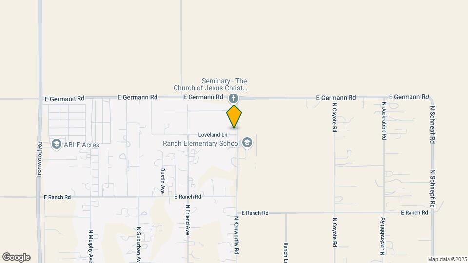 1804 E Loveland Ln Map and Location Details