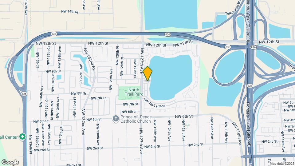 12663 NW 8th Way Map and Location Details