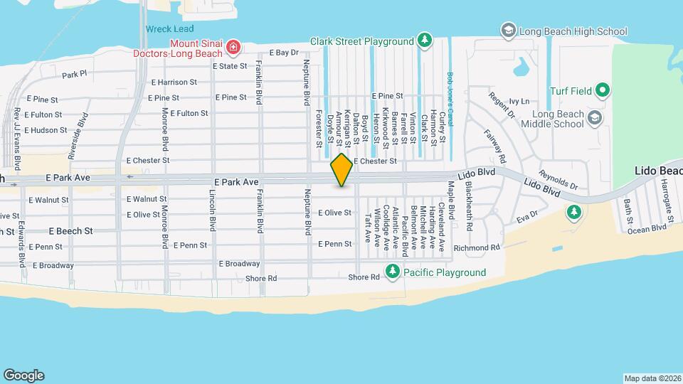 655 E Walnut St Map and Location Details