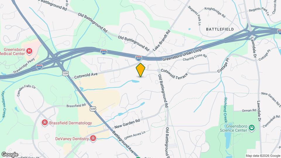 3701 Cotswold Ter, Unit 7K Map and Location Details