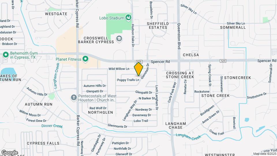 17506 Poppy Trails Ln Mapa y Detalles de la Ubicación