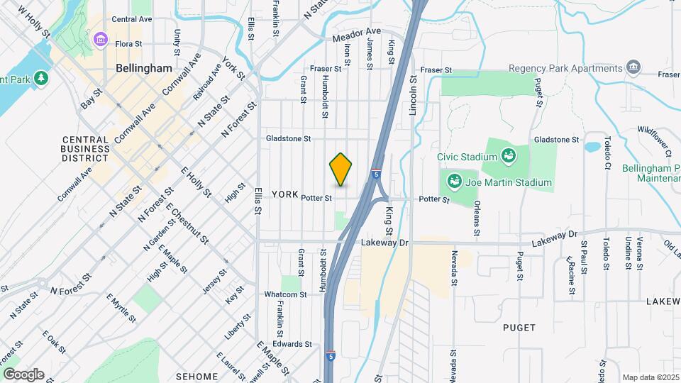 1407 Iron St Map and Location Details