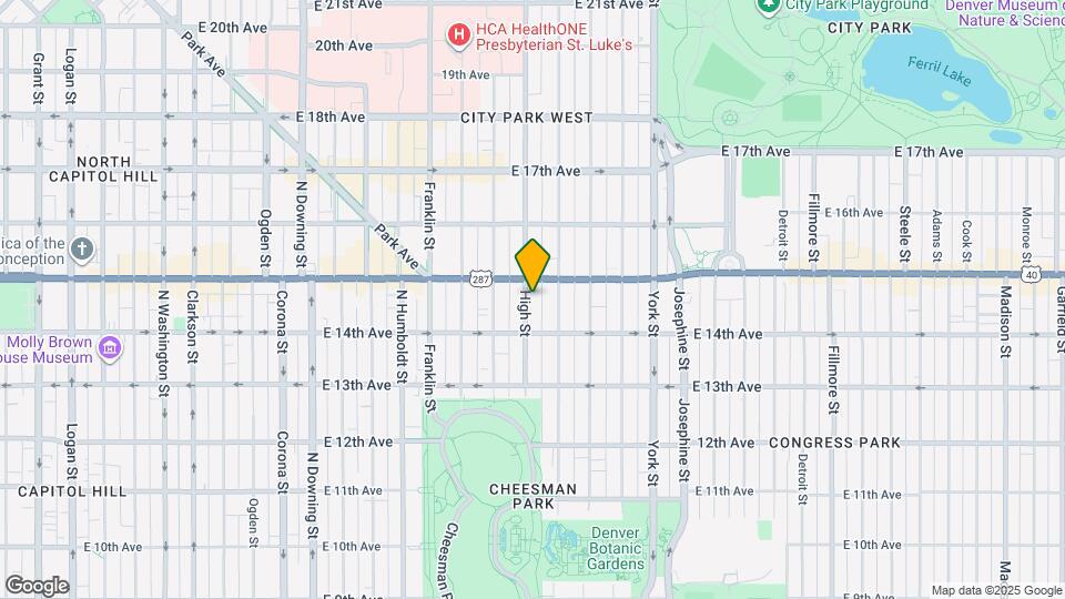 1450 High St Map and Location Details