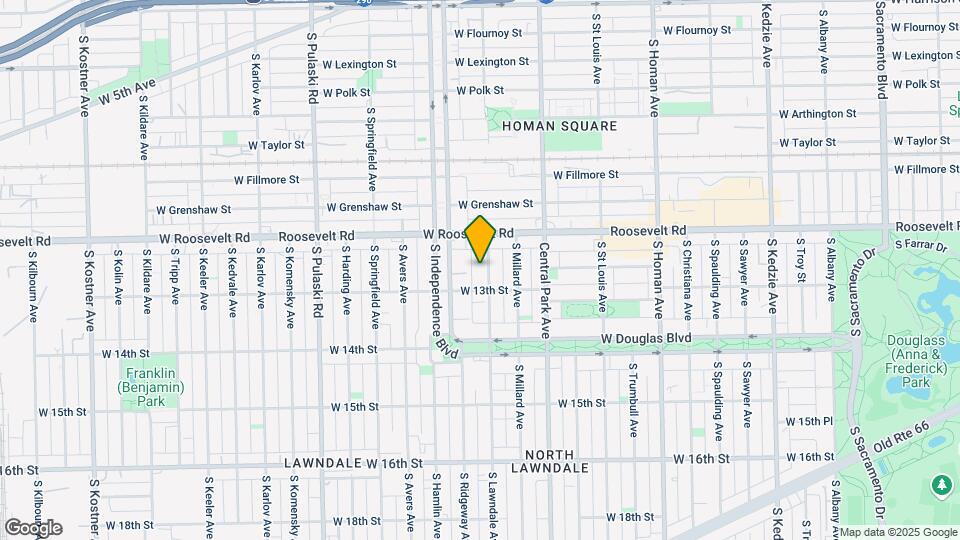 1236-40 S Lawndale Ave Mapa y Detalles de la Ubicación