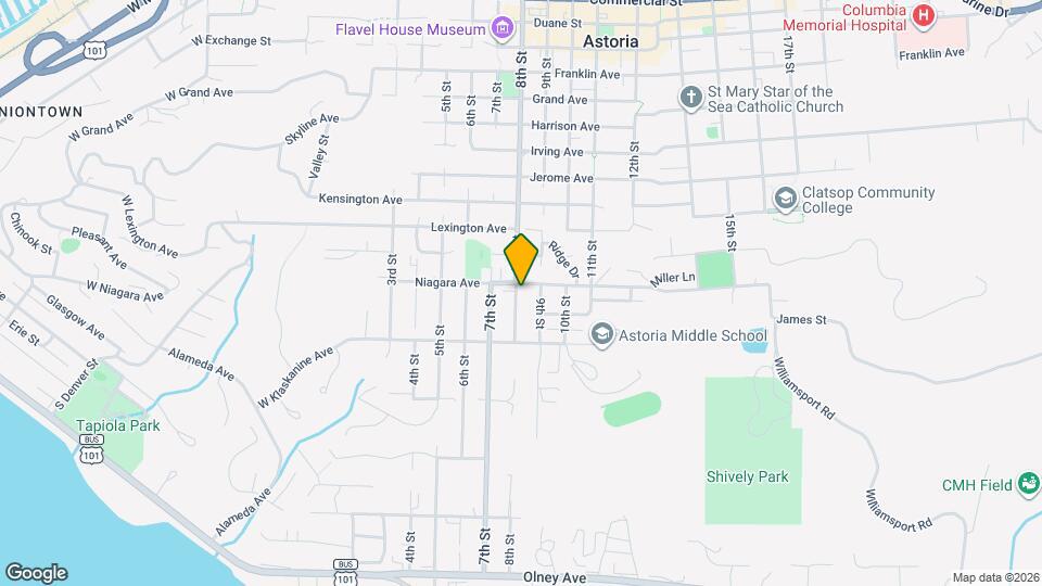 813 Niagara Ave Map and Location Details