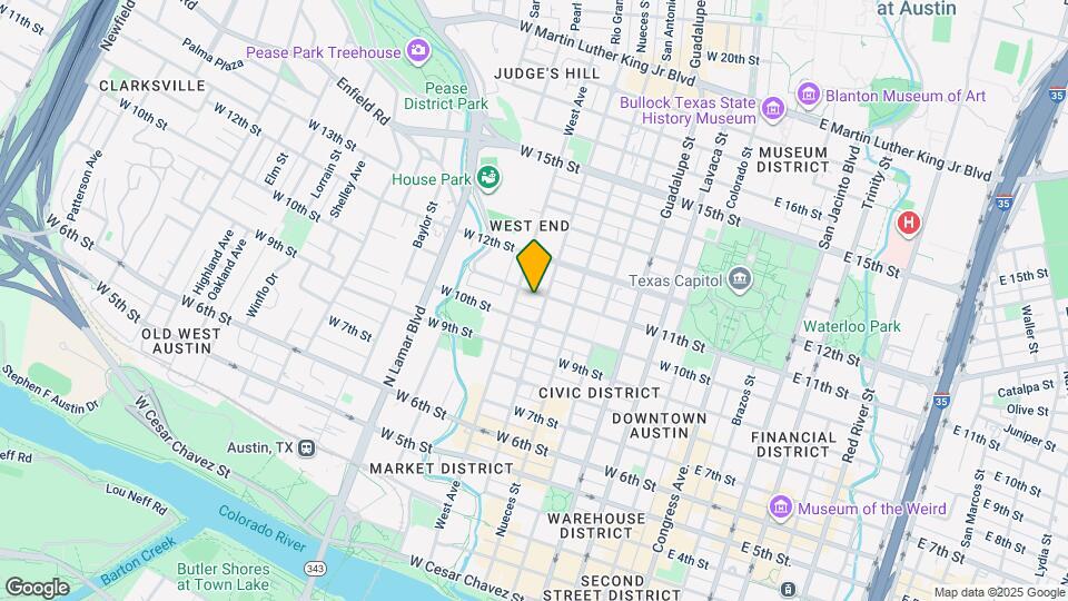 703 W 11th St Map and Location Details