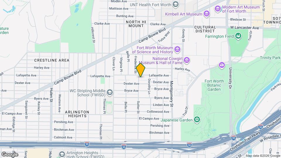 1909 Sutter St Map and Location Details