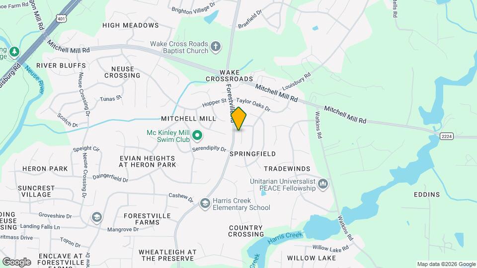 3610 Jordan Mill Ct Map and Location Details