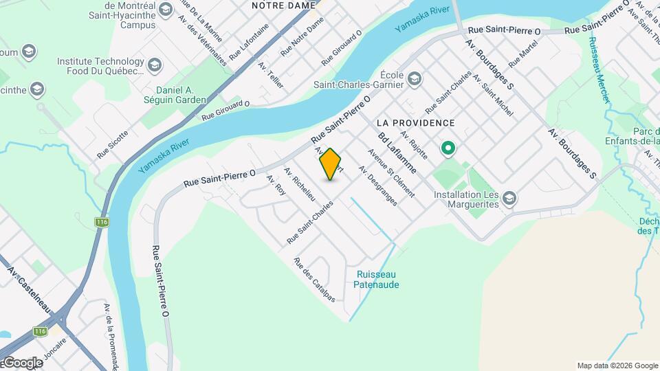 Les Jardins de la Yamaska Map and Location Details