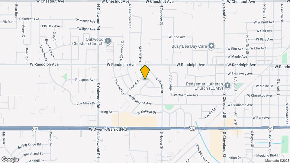 3310 Mayberry St Map and Location Details