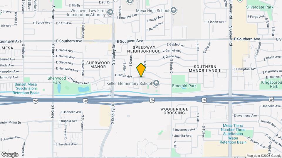 1431 S Lazona Dr Map and Location Details