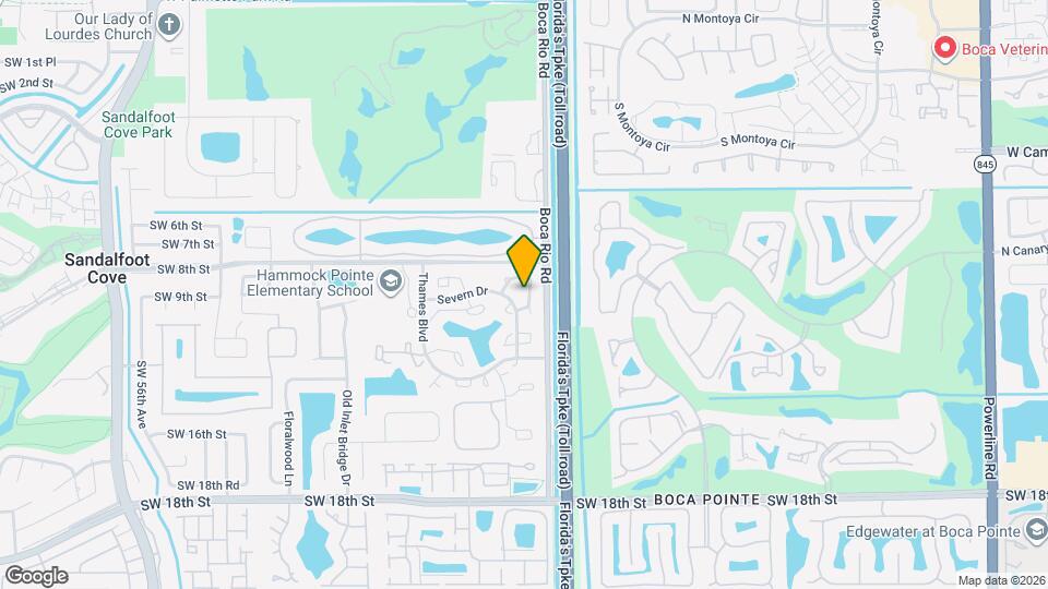 8195 Severn Dr Mapa y Detalles de la Ubicación