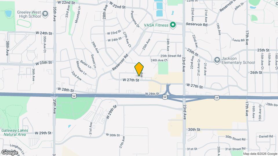 2503 27th St Map and Location Details