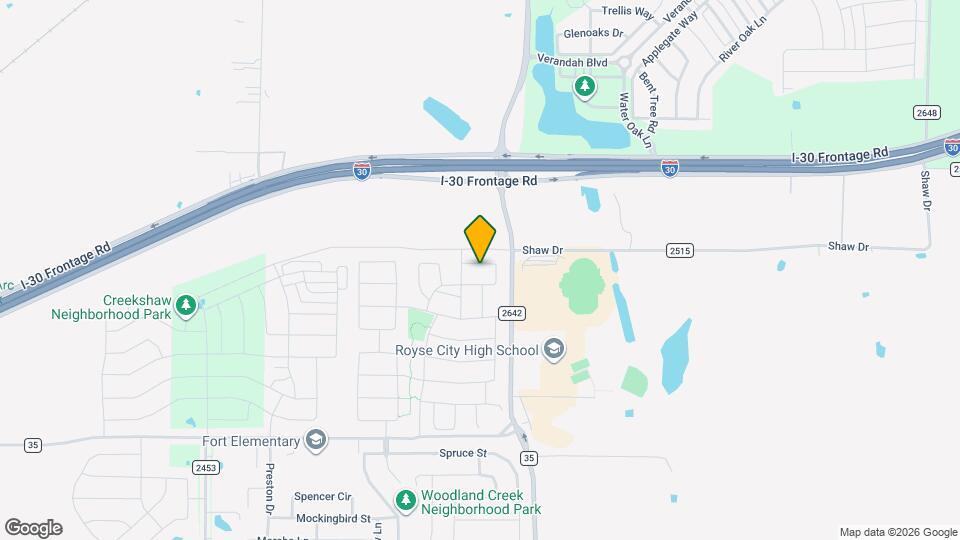 3213 Shady River Trail Mapa y Detalles de la Ubicación